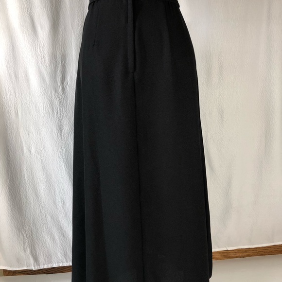 Norton McNaughton Black Semi Sheer Maxi Skirt - Picture 7 of 8